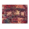 Trademark Fine Art Claude Monet 'Japanese Bridge at Giverny, 1923' Canvas Art, 24x32 BL0236-C2432GG